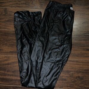 Magnolia Boutique Black Faux Leather Leggings